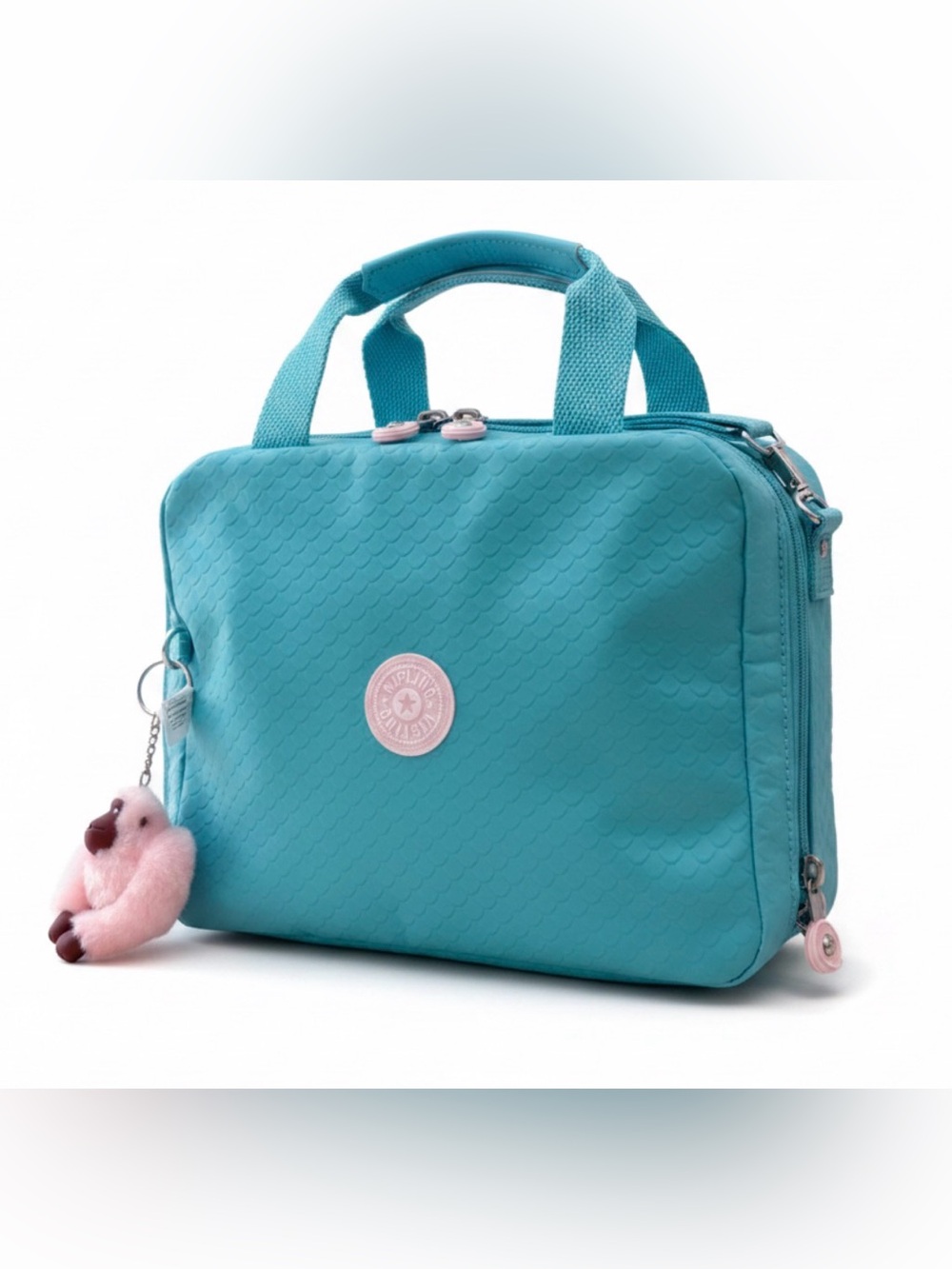 KIPLING Miyo Insulted Large Lunch Bag Mermaid Embossed